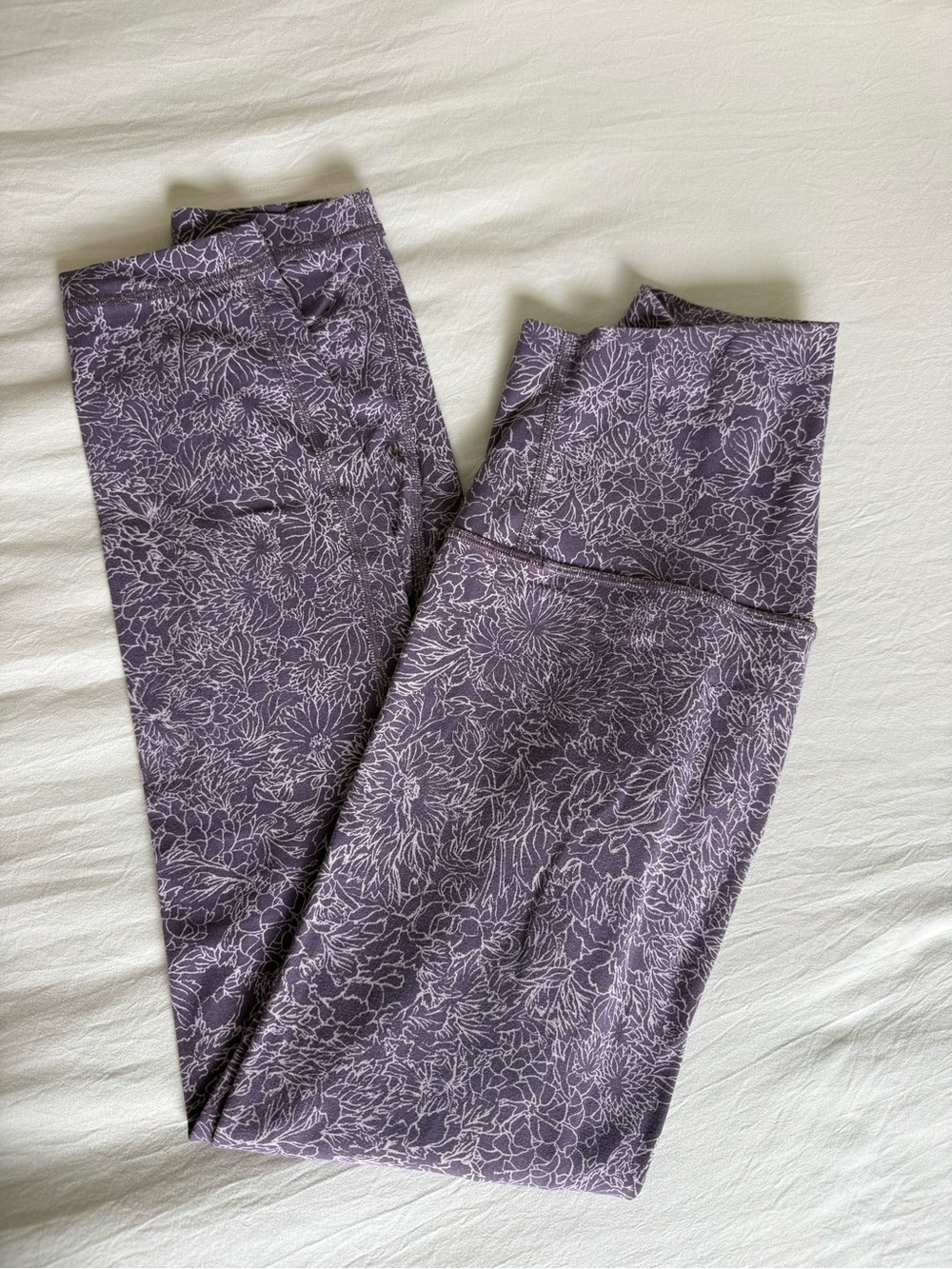 Lululemon Purple Floral Align Leggings